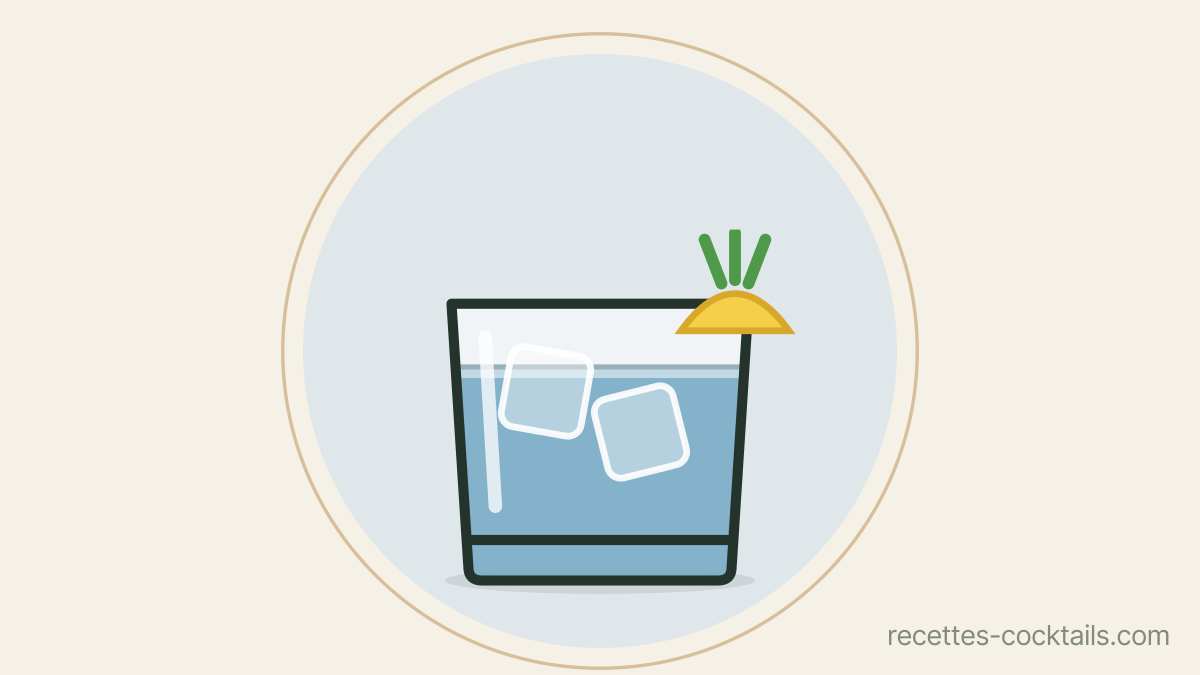 Blue hawaiian screw — Ricetta del cocktail | Recettes Cocktails